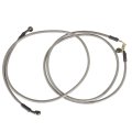 Front Rear Brake Lines 112cm 141cm Replacement For Atv Polaris Rzr 800 S Xp 900 570 4 