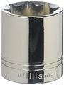 St-836 1 2 Drive Shallow Socket Point 8 In Chrome Vanadium Steel Polished Finish Jhwst-836 