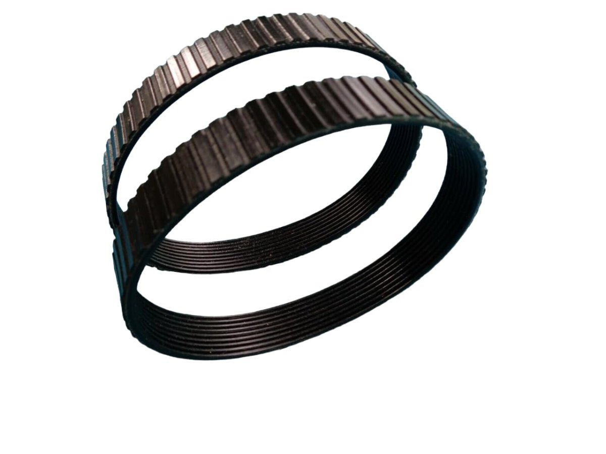 Drive Belt Set Of 2 Fits 106h 9 Rib Polyurethane High Strength Rubber Replacement Ribbed