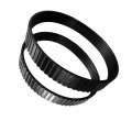 Drive Belt Set Of 2 Fits 106h 9 Rib Polyurethane High Strength Rubber Replacement Ribbed