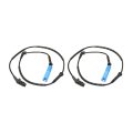 Abs Speed Sensors For Land Rover Range 2003 2004 2005 Front Driver And Passenger Side Pair Pin Type Female Connector With 