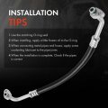 A-premium A C Suction Line Hose Assembly Compatible With Jeep Liberty 2002-2005 3 7l Compressor To Evap