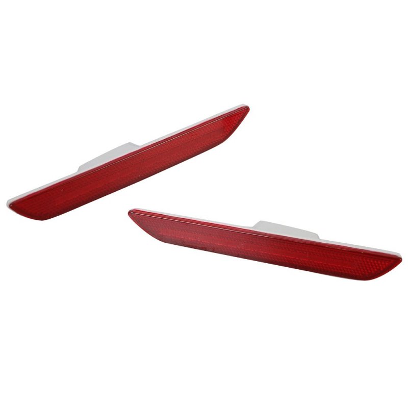 Lights For 2015-2017 Ford Mustang Rear Red Side Marker Reflectors Pairs By Ikon Motorsports 2016