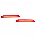 Lights For 2015-2017 Ford Mustang Rear Red Side Marker Reflectors Pairs By Ikon Motorsports 2016