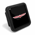 Ipick Image For Jeep Trailhawk Black Rubber Heavy-duty 2 Trailer Tow Hitch Receiver Cover Class 3 And 4