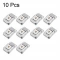 Uxcell 41mm X 28mm Metal Small Size Suitcase Hasp Catch Latch With Keys And Screws 10 Pcs