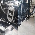 Motorcycle Black Universal 20x33cm Aluminum Diamond Mesh Grill Fairing Insert