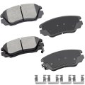 D1421 Front Disc Brake Pad Set With Hardware For Buick Allure Cascada Lacrosse Regal Chevy Equinox Impala Malibu Gmc Terrain 