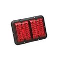Bragman Led Recessed Double Taillight Red And With Black Base 