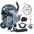 Carburetor Replace For Honda Fourtrax 300 350 Foreman 400 450 Rancher Carb With Fuel Valve Switch Petcock