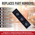 Ac Heater Climate Control Panel With Rear Defogger Compatible Chevy Cadillac And Gmc Escalade C1500 C2500 Suburban C3500hd