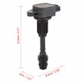 Auto Parts Ignition Coil 22448-ax001 Repair Replacement Black For Nissan March Micra Note