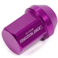 20pcs M12x1 5 25mmx35mm Aluminum Closed-end Lug Nuts Extension Adapter Purple