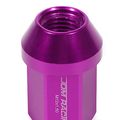 20pcs M12x1 5 25mmx35mm Aluminum Closed-end Lug Nuts Extension Adapter Purple