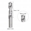 Uxcell Solid Carbide Drill Bits 9mm C2 K20 Tungsten Jobber Straight Shank Drilling Tool For Stainless Steel Aluminum Iron Metal
