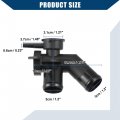Hihaha No 21517-jp00a Engine Coolant Filler Neck For Nissan Murano 2009-2014 Radiator Pipe Durable 1pcs Black