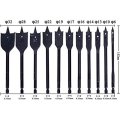 Boxonly Flat Wood Drill Bit 12mm Carbon Steel Spade Bits For Soft Hard Plywood Chipboards