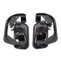 Kuafu Fog Lights W Bezels Compatible With 2009-2018 Ram 1500 2500 3500 Bumper Lamps Clear Replacement For 55372734aa 55372734ab