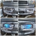 Kuafu Fog Lights W Bezels Compatible With 2009-2018 Ram 1500 2500 3500 Bumper Lamps Clear Replacement For 55372734aa 55372734ab