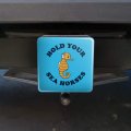 Hold Your Sea Horses Funny Humor Tow Trailer Hitch Cover Plug Insert