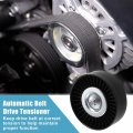 Uxcell Drive Belt Tensioner Assembly Accessory Idler Pulley Tightener No 2712060019 For Mercedes-benz C 230 2002-2005 Black