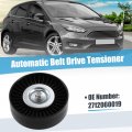 Uxcell Drive Belt Tensioner Assembly Accessory Idler Pulley Tightener No 2712060019 For Mercedes-benz C 230 2002-2005 Black