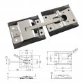 Videopup 2pcs Rv Door Holder 304 Stainless Steel T-style Latch Camper Trailer For Motorhome Cargo Truck