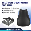 Seat Cover For Yamaha Wolverine 350 2006 2009 Standard Atv Black Leather Waterproof And Weather Resistant Motorcycle Protector