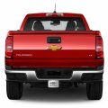 Ipick Image Made For Chevrolet Colorado 3d Gunmetal Dark Gray Logo On Brush Billet Aluminum 2-inch Tow Hitch Cover