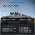 3 6l Valve Cover Intake Manifold Gasket Set For 20-2019 Ram 1500 3 Raplaces Ms97205 Ms19878 5184562ac 05184595ae Ms97204