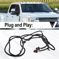 Fog Lamp Wiring Harness Assembly Fits For 2011-2016 Ford Super Duty F250 F350 F450 F550 Replaces Bc3z-15a211-a