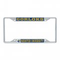 Webster University Gorloks Metal License Plate Frame For Front Or Back Of Car Officially Licensed Mascot 
