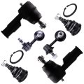 6 Piece Suspension Kit For Hyundai Accent 2000 2005 Includes Outer Tie Rod Ends Sway Bar End Links And Lower Ball Joints Es3377 