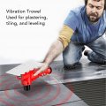 Concrete Flat Plate Trowel Electric Tile Vibration Plastering Tool With Built In Battery Cement Machine For Leveling And
