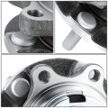 Factory Style Front Wheel Bearing Hub Assembly Compatible With Nissan Altima 2007-2012 Driver Or Passenger Side Bare Steel