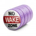 Coastal No Wake Zone Valve Stem Caps For Tire Rim Wheel Aluminum Purple