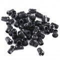 50pcs Plastic Black Lamp Socket Diode Holder Clip Bezel Mount 3mm 5mm 8mm 10mm Led Holders Panel Display 