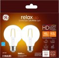 Ge Lighting 31536 Led Light Bulbs G25 Clear Soft White 350 Lumens 4 5-watts 2-pk Quantity 44