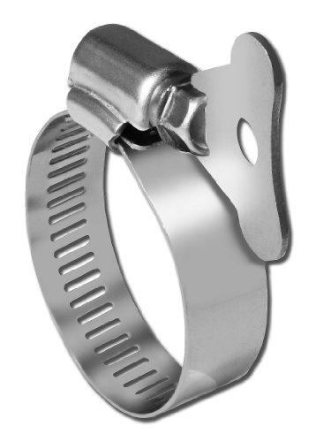 4-Pack Pro Tie 33509 SAE Size 056 Range 3-1/16-Inch-4-Inch Heavy Duty All Stainless Hose Clamp