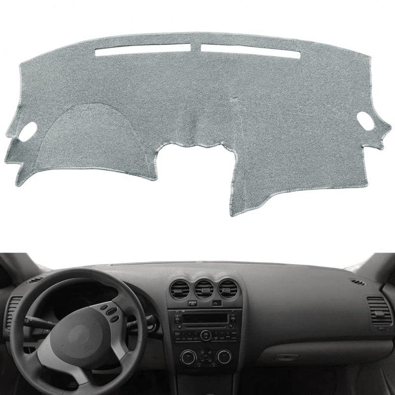 Dashboard Cover Dash Mat Carpet Pad Custom Fit For Nissan Altima 2007 2008 2009 2010 2011 2012 Sedan Coupe 2007-2012 Dark Gray