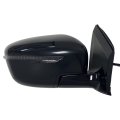 Spieg Passenger Side Mirror For 2017-2020 Nissan Murano Power Adj Non-heated Glass Manual Fold Turn Signal Light Black 5 Pins 