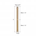 Uxcell 1 4-20x3 Hanger Bolts 8pcs Double Ended Screws Wood Dowel For Furniture