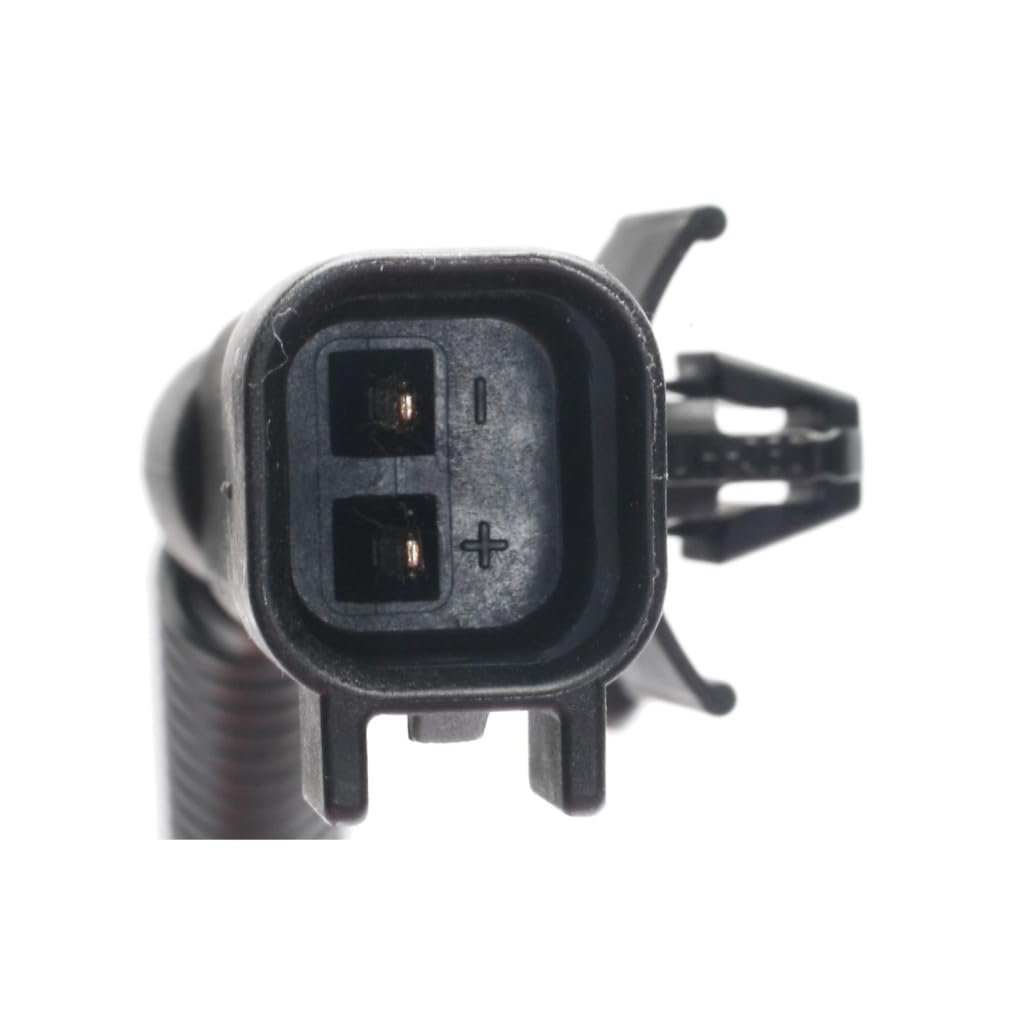 Saab 9-5 2011 Abs Speed Sensor Front Blade Male Terminal Female Connector Spindle Mounting Location Rectangular Shape