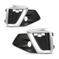 G-plus Pair Fog Light Cover Lamp Grilles Compatible With Audi A4 S4 2020-2023 Lh Driver Rh Passenger 2pcs 
