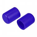 X Autohaux 5 Pcs 19mm 0 75 Silicone Hose Cap Intake Vacuum Tube End Plug For Car Blue