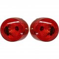 Tail Light Assembly Pair For 2005 2010 Chevy Cobalt Driver And Passenger Side With Bulbs Fits Gm2800184 Gm2801184 15797855 