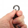 Uxcell 1 Set Car Fob Key Chains Keychains Holder For Men And Women Replacement Silver Tone Titanium