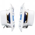 Kicker 49km604wl Km 6 5 4i Blue Led Marine Coaxial Speakers Pair 