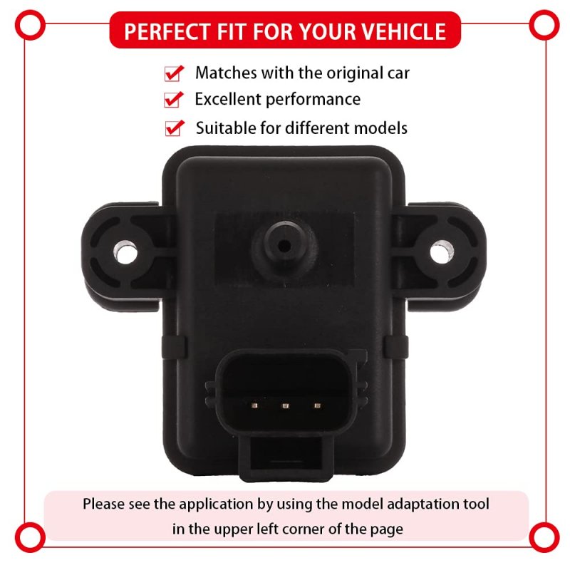 Manifold Absolute Pressure Sensor As223 Forord E 350 Club Wagon Super Duty 250 F 450 F 550 Excursion Ford Escape F650 F75fold