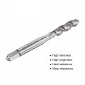 Uxcell Spiral Flute Threading Tap 1 4-20 Unc Hss High Speed Steel Uncoated Machine Thread Screw 3 Flutes Tapping Tool H2